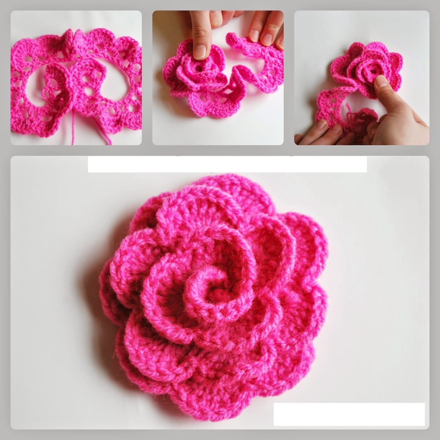 crochet a rose free pattern