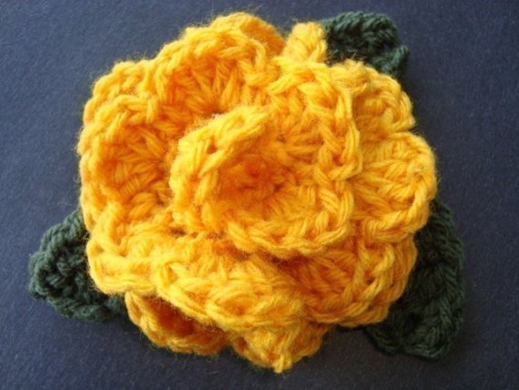 crochet rose pattern easy free