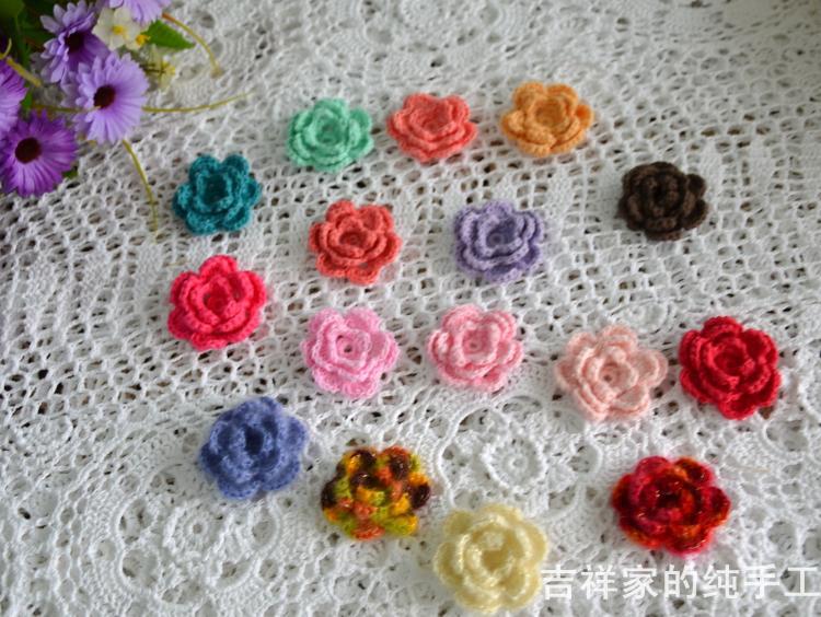 crochet mini rose pattern