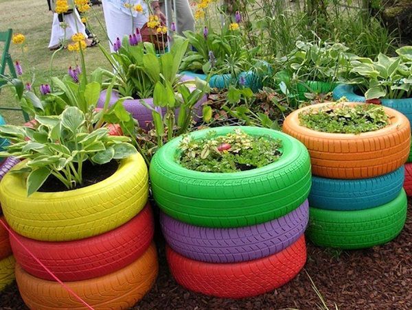 3 tier wooden planters