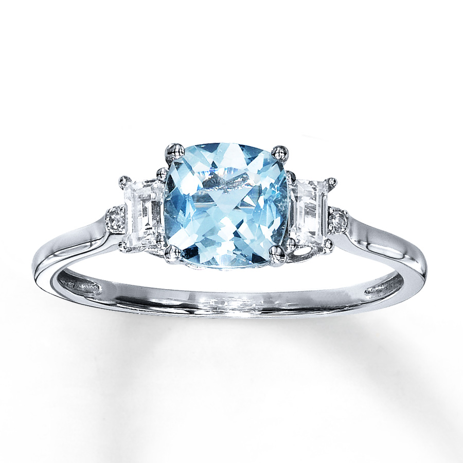 Aquamarine Rings
