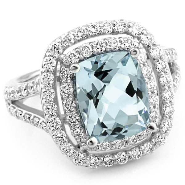 Aquamarine Rings
