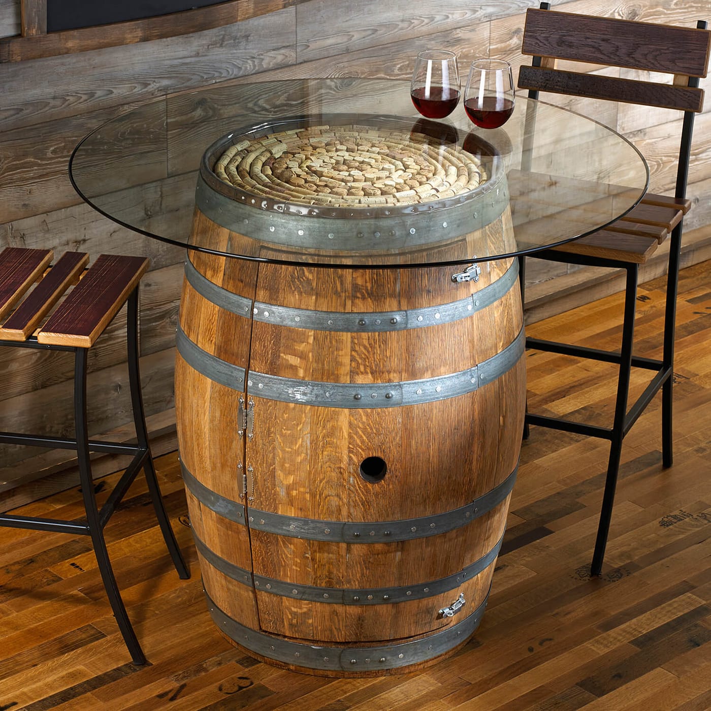 Outdoor Barrel Table
