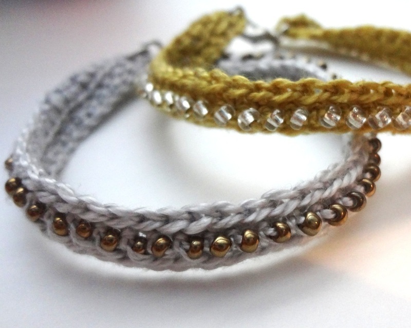 crochet bracelet beads pattern free