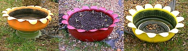 How to Make a Tire Planter