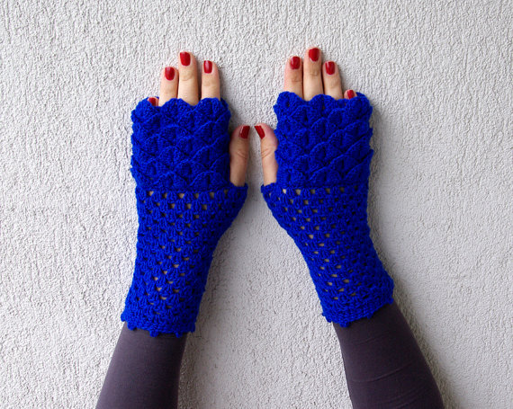 fingerless glove crochet pattern simple