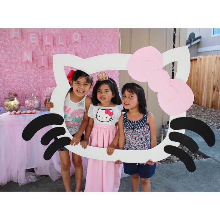 Birthday Party Cardboard Picture Frame