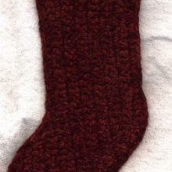 Chunky Crochet Christmas Stocking Pattern