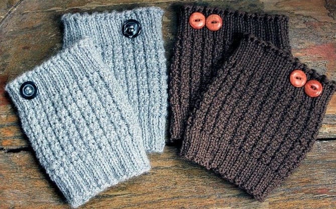 crochet boot cuffs chunky yarn