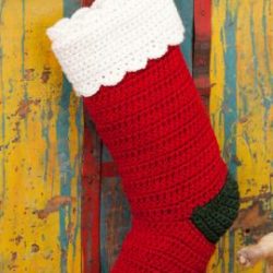 Easy Crochet Christmas Stocking