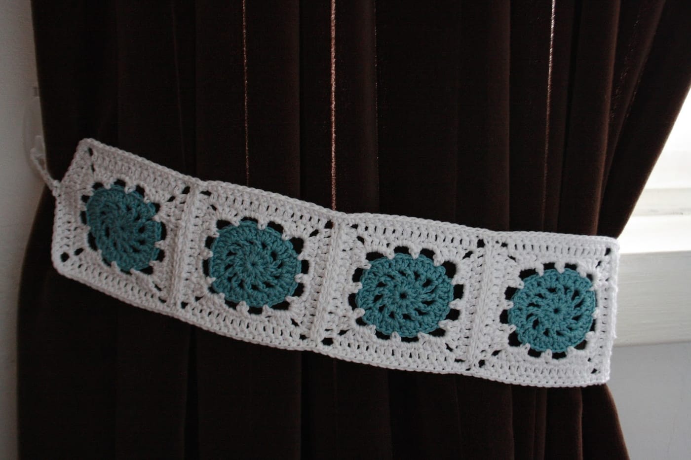 Crochet Curtain Tie Back