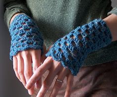 fingerless gloves crochet pattern beginner