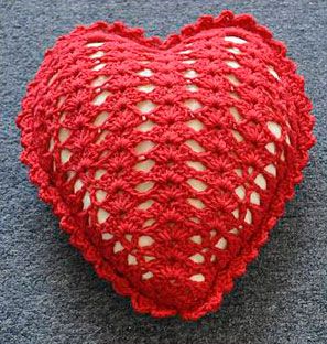 How to Crochet a Heart Pillow