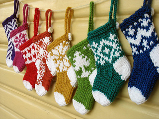 crochet christmas stocking mini