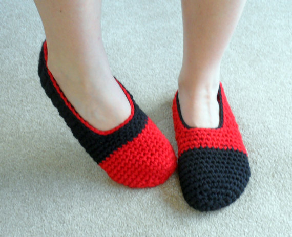 Easy Crochet Slipper Socks Pattern