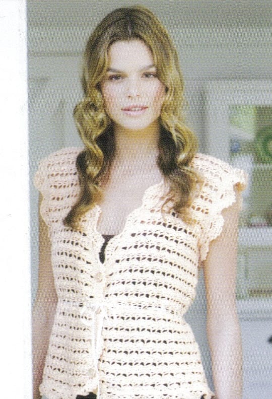 Crochet Cotton vVest Pattern