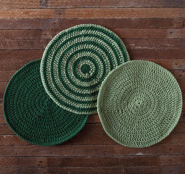 crochet round dishcloth patterns