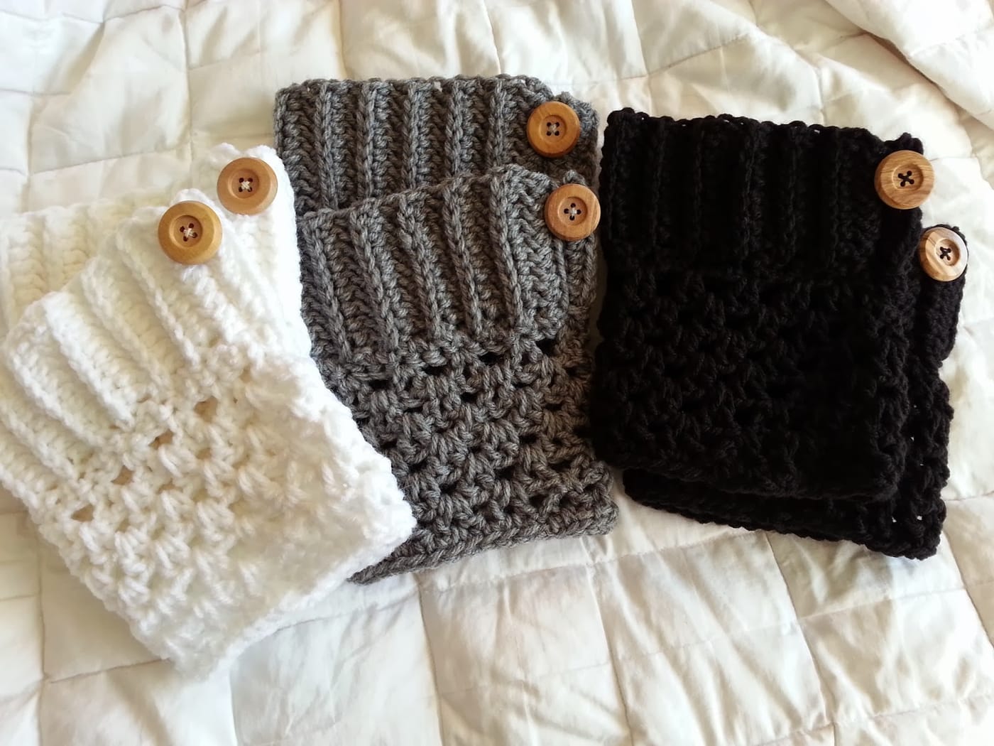 Crochet from J Boot Cuffs Pattern