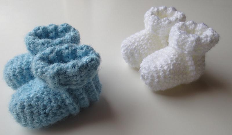 Crochet Baby Socks Pattern