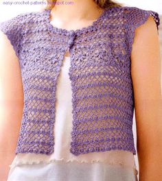 Crochet Lace Vest Pattern
