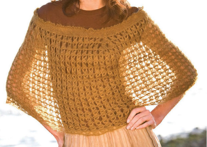 Easy Crochet Poncho Pattern