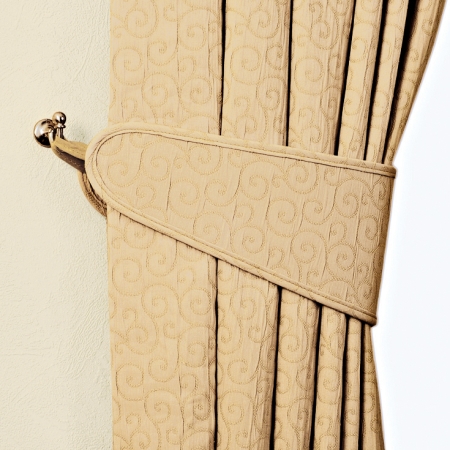 easy diy curtain tie backs
