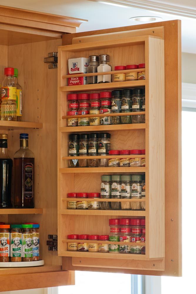 DIY Easy Pantry Door Spice Rack