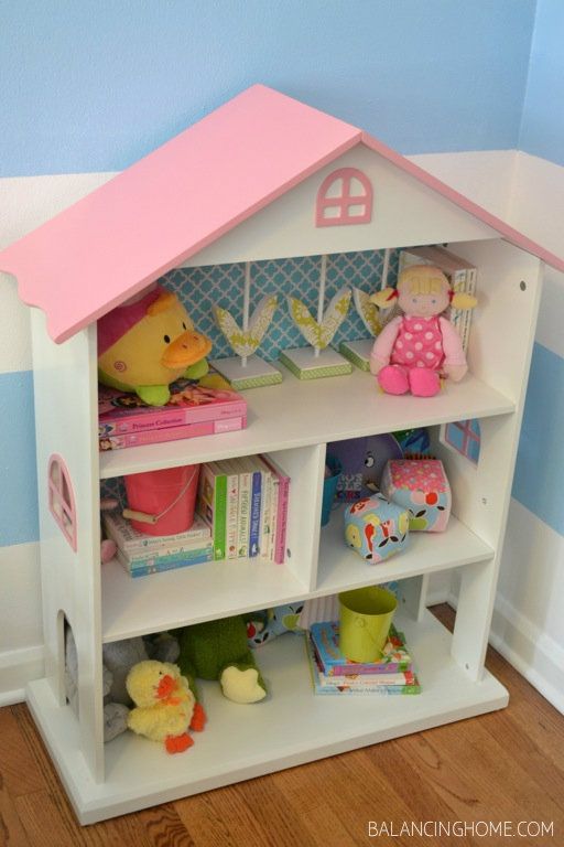 Kids Room Dollhouse Bookcase