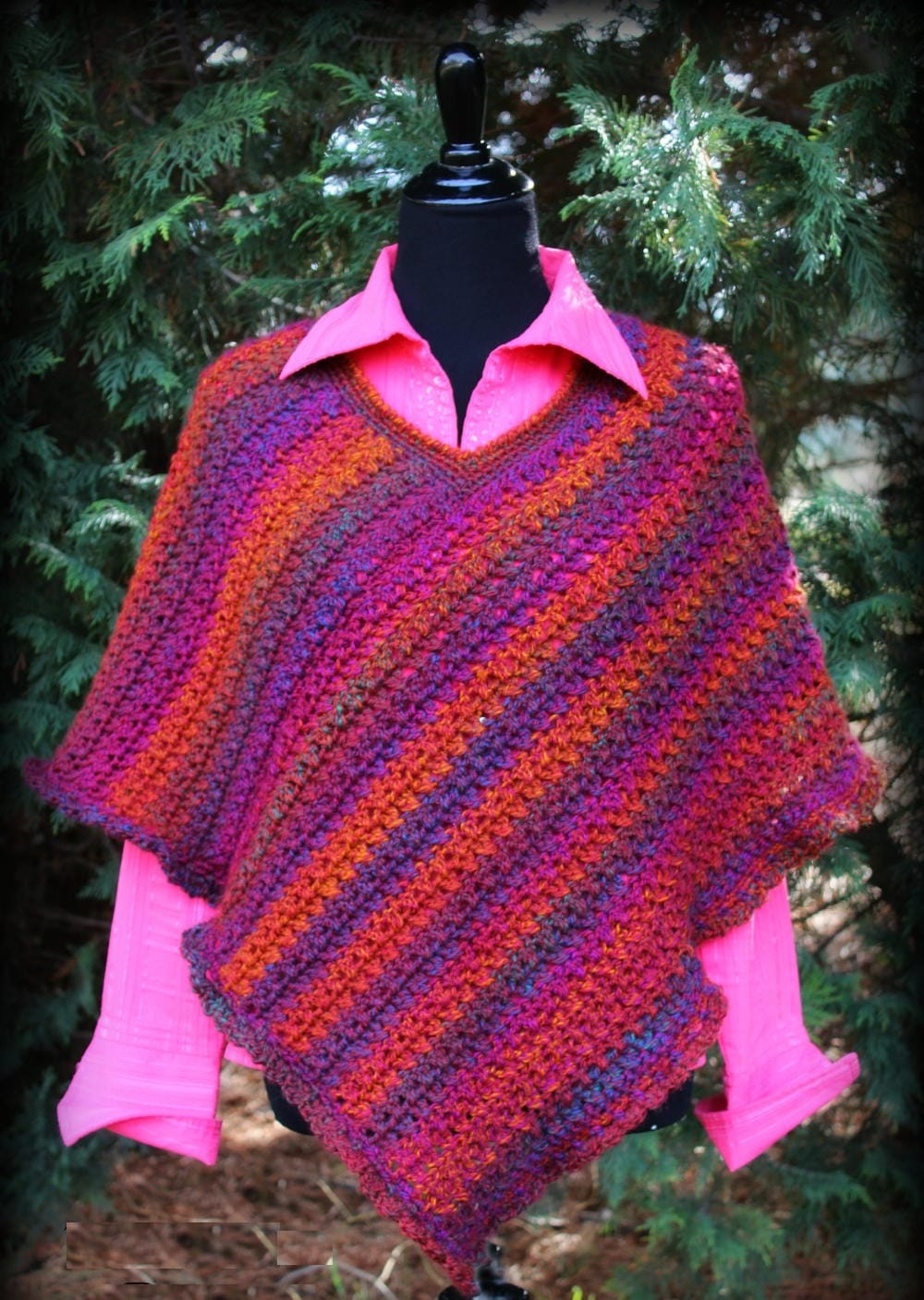 beautiful crochet poncho patterns