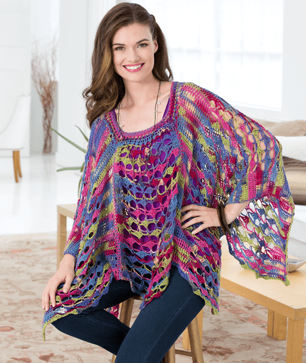 free crochet poncho patterns for ladies
