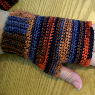 Fingerless Sock Yarn Hobo Gloves Pattern