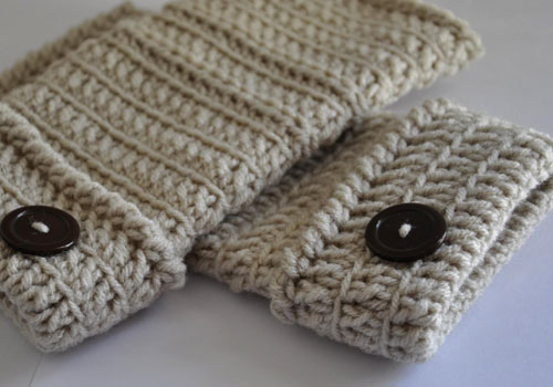 Easy Crochet Fingerless Gloves
