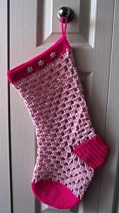 large crochet christmas stocking pattern