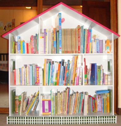 Personalized Dollhouse Bookcase