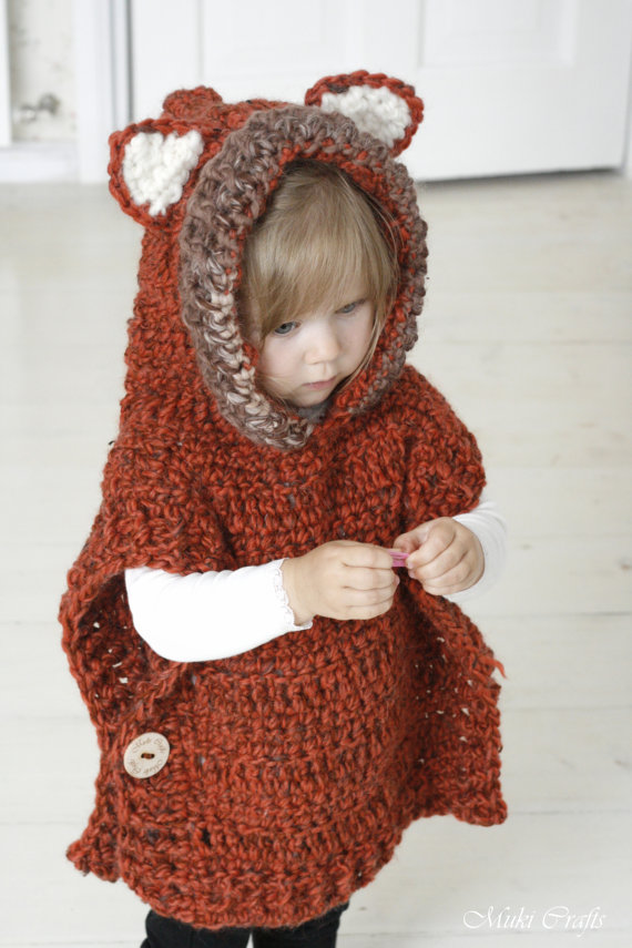 Baby Poncho Crochet Pattern