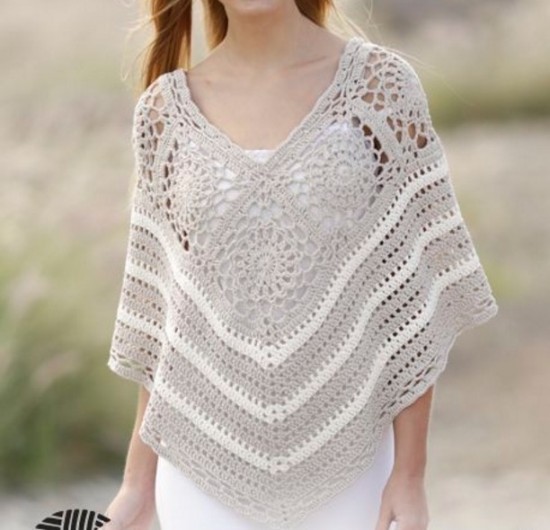 Light as a Feather Crochet Poncho Pattern