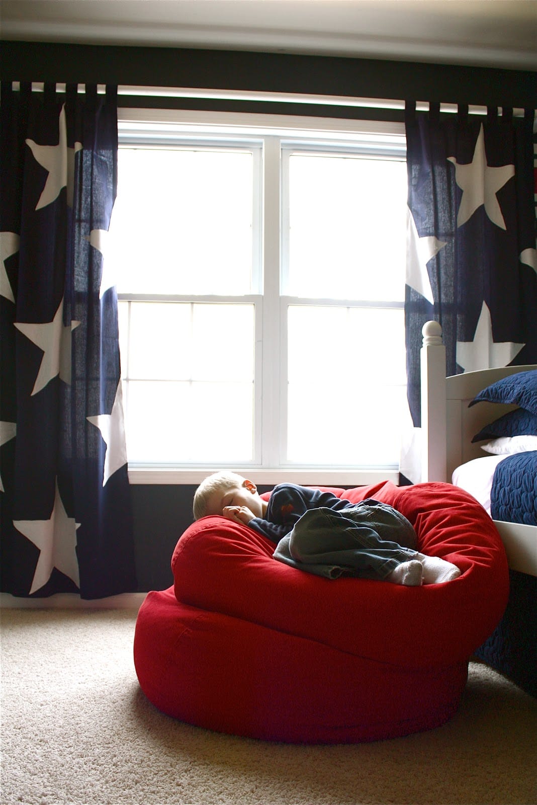 No-Sew Lined Curtains
