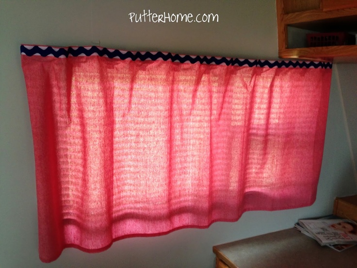 No-Sew RV Curtain