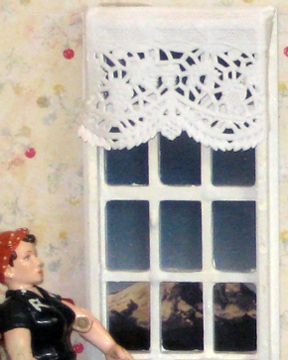 No-Sew Dollhouse Curtains