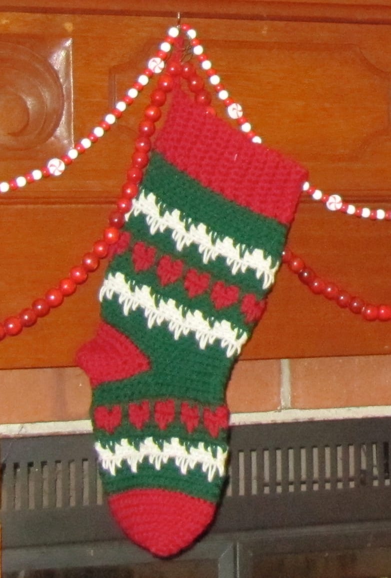 1970’s Christmas Stocking Crochet Pattern