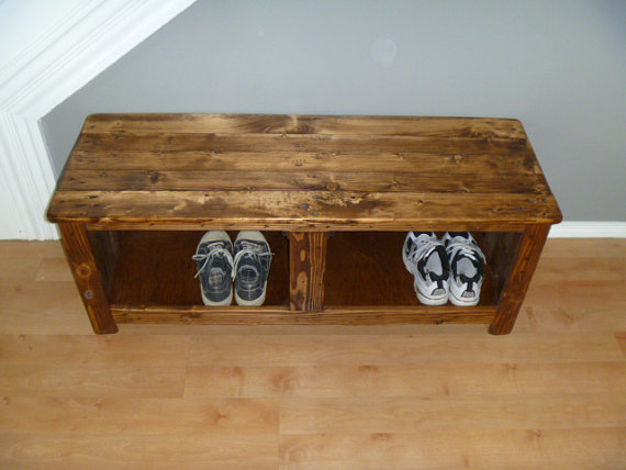 shoe rack from pallet