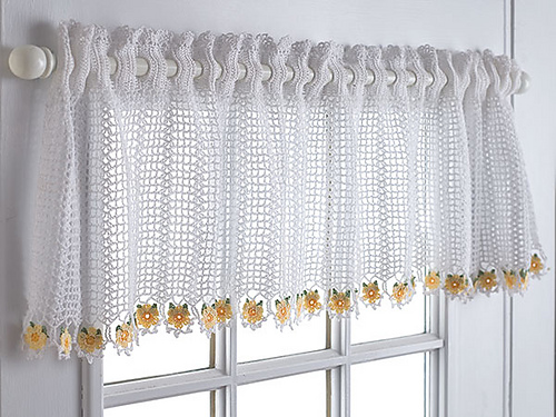 easy crochet patterns for curtains