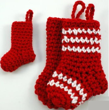 simple crochet christmas stocking