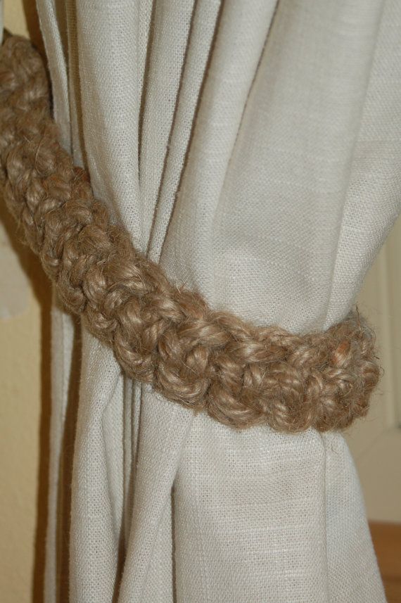 diy curtains tie backs