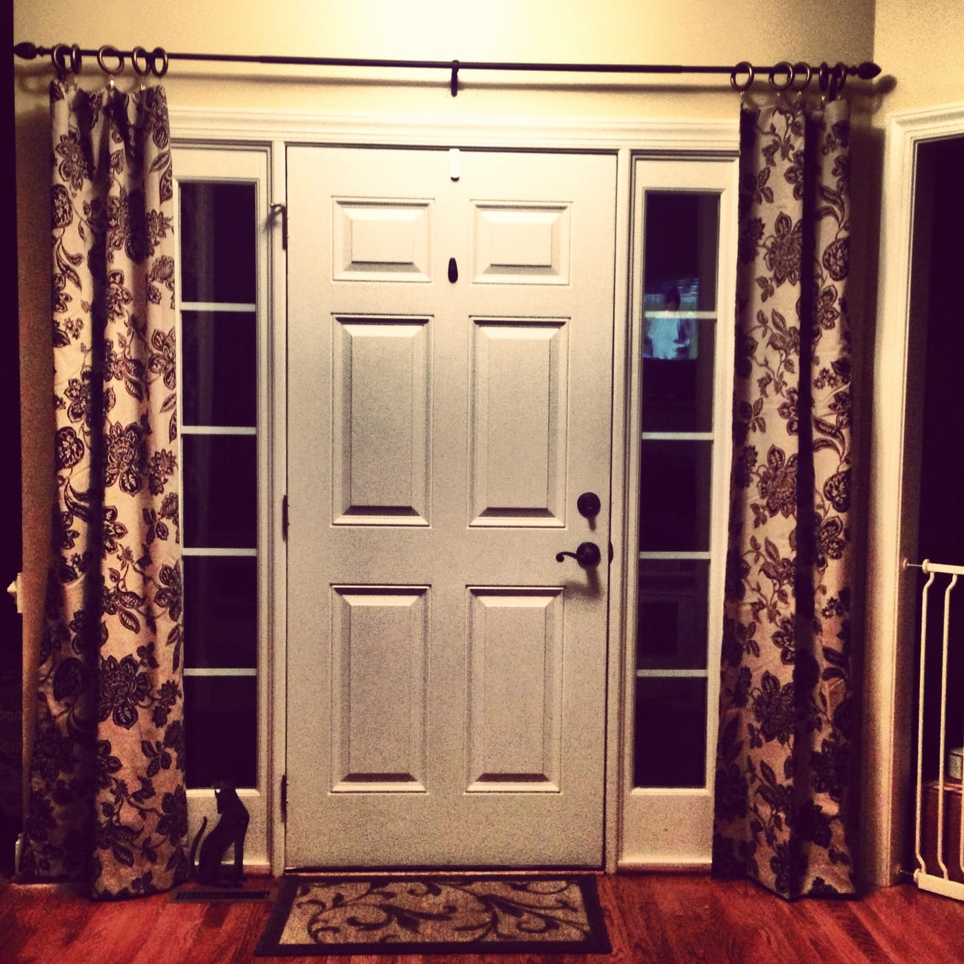 No-Sew Sidelight Curtains