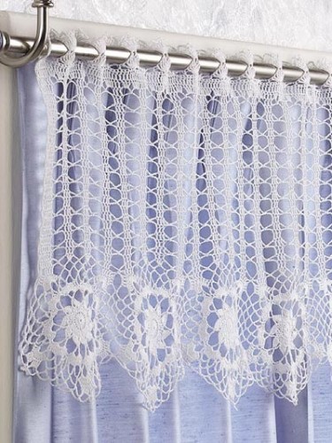 Simple Crochet Curtain Design