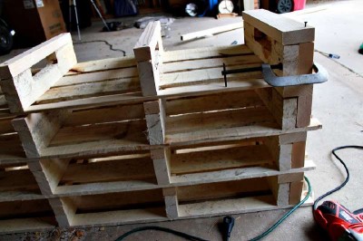 Pallet Shoe Rack Design