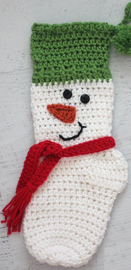easy crochet christmas stocking for beginners