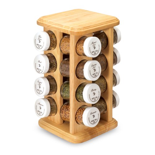 DIY Wood Spice Rack
