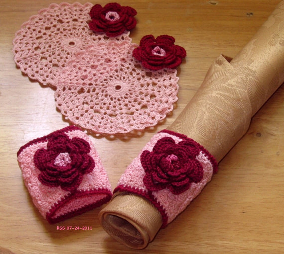 Crochet Flower Coaster